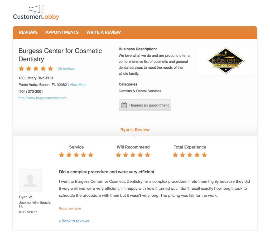 five star dental reviews